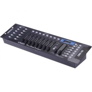 Lixada Contr&ocirc;leur DMX 512 192 Canaux Equipment pour DJ Disco Light Party sc&egrave;ne