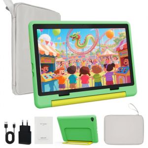 Tablette tactile enfant - KOTSREN - 10.1 Android 15 - Octa-core - 20(3+17)Go/64Go - WiFi 6 & contr&ocirc;le parental