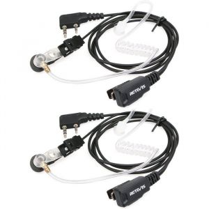 Retevis Oreillette Talkie Walkie Écouteur Casque Oreillette Pour RT24 RT27 RT5R H777 Baofeng UV-5R BF-888S BF-88E Kenwood HYT(2