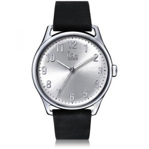 Montre - ICE-WATCH - ICE time Black Silver - Cuir - &Eacute;tanch&eacute;it&eacute; 3 ATM - Analogique