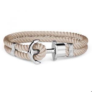 Bracelet - Paul Hewitt - PHPHNSHXXXL - Acier inoxydable - Beige et argenté - Mixte