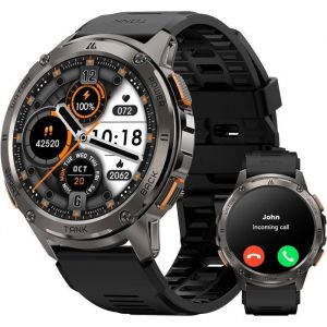 Tank T3 Ultra Montre Connect&eacute;e Homme Gps 5Atm &Eacute;tanche Boussole Altim&egrave;tre Smartwatch Avec Fr&eacute;quence Cardiaque Et Suivi Du[YC964]