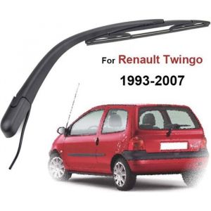 Kit de jeu de bras et de balais dessuie-glace arri&egrave;re 12 pour Renault Twingo MK1 1993-2007 pare-brise lunette arri&egrave;re-keeper