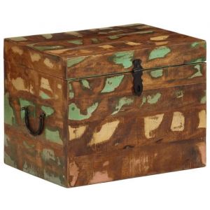 BEAU Malle/coffre Intérieur - Boîtes de rangement - Bois massif de récupération mode446518