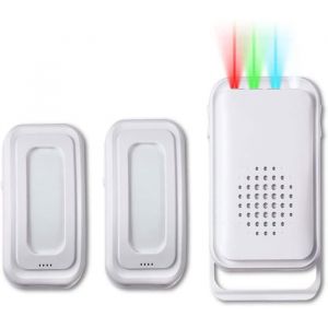 Sonnette &agrave; d&eacute;tecteur de mouvement pour entr&eacute;e de magasin daffairesalarme de bienvenue pour personnes &acirc;g&eacute;es(2 capteurs et)