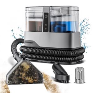 Shampouineuse Canap&eacute; - 600W Forte Aspiration Nettoyeur Tissu Tapis Matelas Portable Injection Extraction - Shampouineuse Moquette