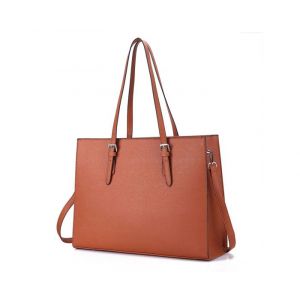 Sac pour ordinateur portable marron pour femme 156 pouces Sac fourre-tout pour ordinateur Sacoche de bureau pour affaires