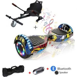 Hoverboard 6.5 + Hoverkart Adjustable Bluetooth + Sac de transport+T&eacute;l&eacute;commande