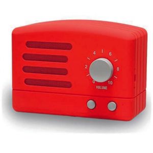Radio Bluetooth - AKAI - R50BT/RD - Rouge - Stéréo - FM