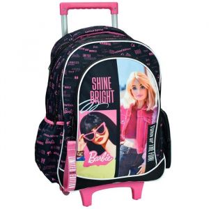 Sac à dos à roulettes Barbie Shine Bright 46 CM Trolley Haut de Gamme