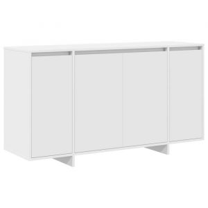 PROMOTION Buffet salle à mangerCommode Salon blanc Blanc Bois 135 x 41 x 75 cm Buffet salle à mangerCommode Salon blanc 89365 -