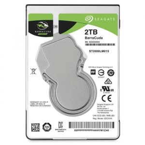 Disque dur SEAGATE BarraCuda 2.5 2000Go Série ATA III - Capacité 2 To - Vitesse de rotation 5400 Tours/min