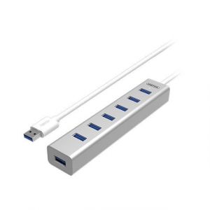 Concentrateur (hub) - UNITEK - Y-3090 - 7 ports - USB 3.0 - Protection contre la surtension