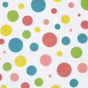 Tissu Pois Polka Multicolores 100% coton