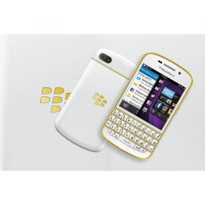 BlackBerry Q10  QWERTY Blanc / Or
