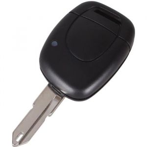 Coque Cle pour Renault Clio Esapace Kangoo Laguna Master Megane Twingo - Plip cl&eacute; t&eacute;l&eacute;commande 1 Bouton Lame Phonillico&reg;