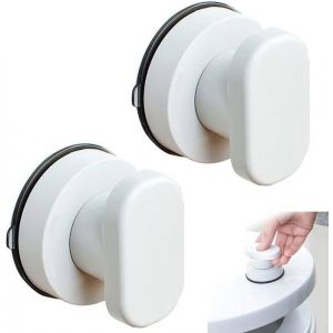 2 pièces poignée de porte à ventouse poignée de porte à ventouse bouton de ventouse de baie vitrée portable avec ventouse forte