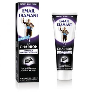 Dentifrice blancheur immédiate et durable - EMAIL DIAMANT - Le charbon - 75 ml