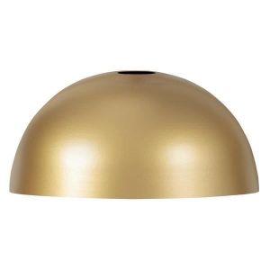 HERBIE-Abat-jour bol m&eacute;tal  demi-globe dor&eacute; 1 ampoule E27 Style: pop color D29xH14cm