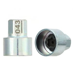 Douille antivol pour écrou de roue Clé de verrouillage de roue antivol pour écrou de roue de remplacement pour moto boulon - Vvikizy