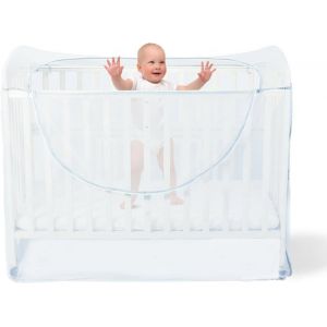 Universel Moustiquaire Lit BebeRespirant Moustiquaire Lit Parapluie Avec Fermeture ÉclairStable Moustiquaire À Mailles Denses