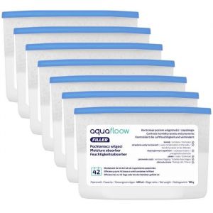 AquaFloow Refiller absorbeur dhumidité 400 ml - non parfumé - 7 pièces