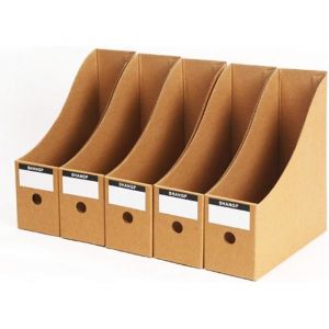 5 Niveaux Bo&icirc;te de Stockage du Papier A4 Porte-Documents Porte-Revues Organisateur Tiroir pour Bureau Maison DIY Conteneur
