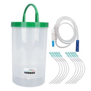 Vvikizy kit de lavement Vvikizy ensemble de lavement nettoyant deco linge Seau vert 1200 ml + cathéter + 10 nettoyants intestinaux
