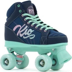 Patin Roller Quad - RIO ROLLER - Lumina Navy/Green - Mixte - R&eacute;gulier - Loisir