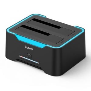 Station d&rsquo;Accueil - INATECK - RGB SATA vers USB 3.0 - Clonage Hors Ligne - HDD/SSD 25 et 35 Pouces - UASP