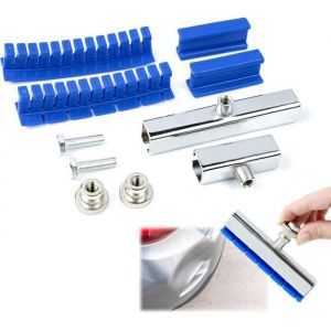 6 Pi&egrave;ces Bleu Kit Debosselage Debosselage Carrosserie Outils De R&eacute;paration Carrosserie Kit D&eacute;bosselage Ventouse pour la