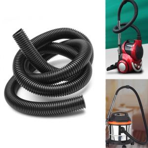 Diamètre 32mm 2.5 Mètre Tuyau Flexible Noir Pour aspirateur Ménages Cleaner