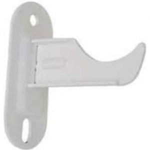 Support radiateur fonte type rideau - PLOMBELEC - 120mm - époxy blanc