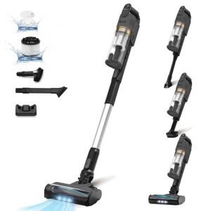 LEVOIT Aspirateur sans fil LVAC-200 avec une brosse anti-emmêlement moteur de 180W et tête flexible à 180°.