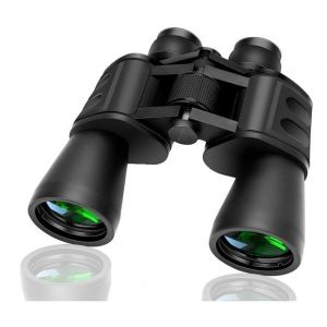 Jumelles 20x50 haute puissance vision nocturne à faible luminosité compactes étanches noir