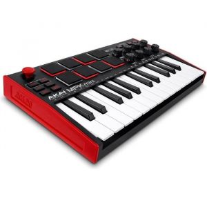 AKAI Professional MPK Mini MK3 Clavier Maitre USB MIDI 25 Touches avec 8 pads Retroeclaires 8 Potentiometres et des Logicie