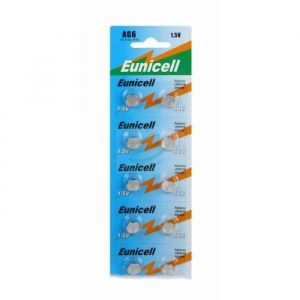 EUNICELL 10 piles AG6 371A LR920 LR921 TR920 SR69 CX69 GP71 S21