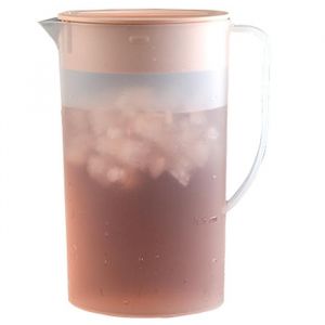 Pichet robuste en plastique avec couvercle incassable et sans BPA idéal pour vos boissons
