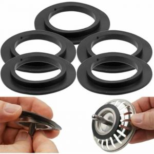 Joints de Bouchon d&Eacute;vierJoint d&Eacute;vier en CaoutchoucJoints pour Tamis5 Pi&egrave;ce Joint d&rsquo;&Eacute;vier de RechangeJoints en