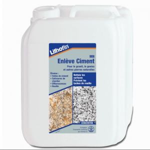 Lithofin Mn Enlève Ciment 5 L - Élimine Le Voiles De Ciment