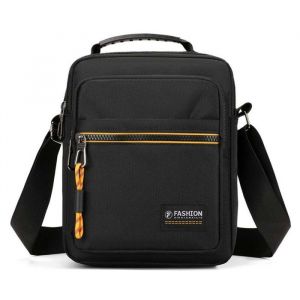 Sacoche à Bandoulière Homme Poitrine Imperméable pour à Pied Cyclisme Voyage et Sport XD1346 Noir