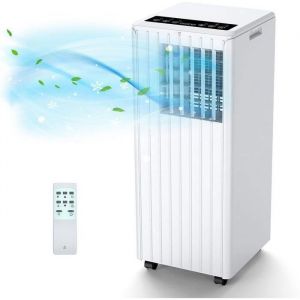 Climatiseur mobile - PROMIRACAL - 10000 BTU - 3 en 1 (clim+d&eacute;shumid+ventil) - 2.6 kW - T&eacute;l&eacute;commande & kit fen&ecirc;tre