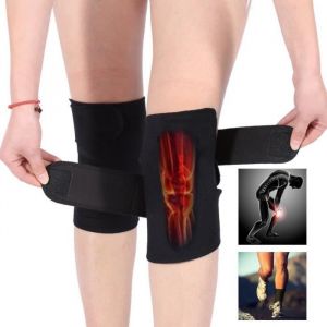 Genouillères de magnétothérapie auto-chauffantes - ORIA - Noir - Fitness - Multisport