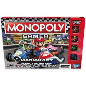 Monopoly Gamer Mario Kart - Hasbro - Jeu de plateau - 30 min - Mixte - 8 ans