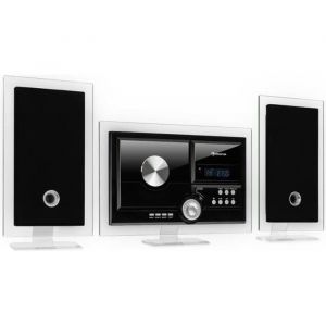 Chaîne HiFi - AUNA - Stereo Sonic DAB+ - Lecteur CD - Bluetooth - USB - Noir