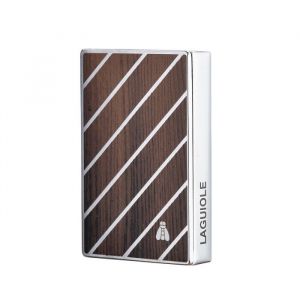 Briquet temp&ecirc;te USB - Marron - M&eacute;tal et similicuir - Bo&icirc;te cadeau