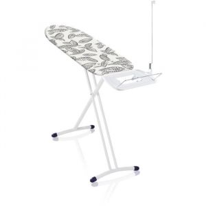Table à repasser Leifheit  Air Board Express M Solid 72565 table de repassage pour centrale vapeur avec prise & guide-fil 120x38cm
