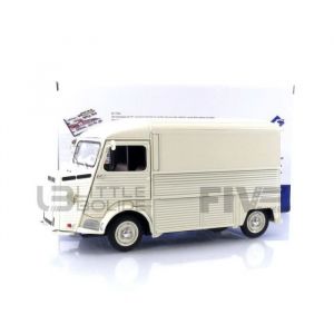 Voiture Miniature de Collection - SOLIDO 1/18 - CITROEN Type H Tacot 40 ans - 1969 - Blanc - 1804813