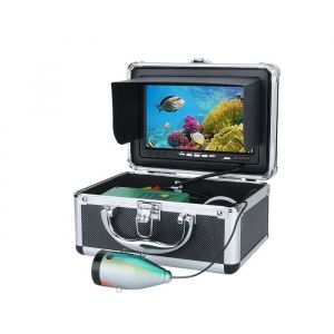 Cam&eacute;ra de p&ecirc;che sous-marine cam&eacute;ra HD1080P de 7 pouces sondeur de poissons avec lampe infrarouge 30m avec DVR