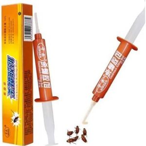 Gel Anti Cafards & Blattes - 10G Gel insecticide anti cafards et blattes seringue 10 G pour chenil de toilettes de cuisine